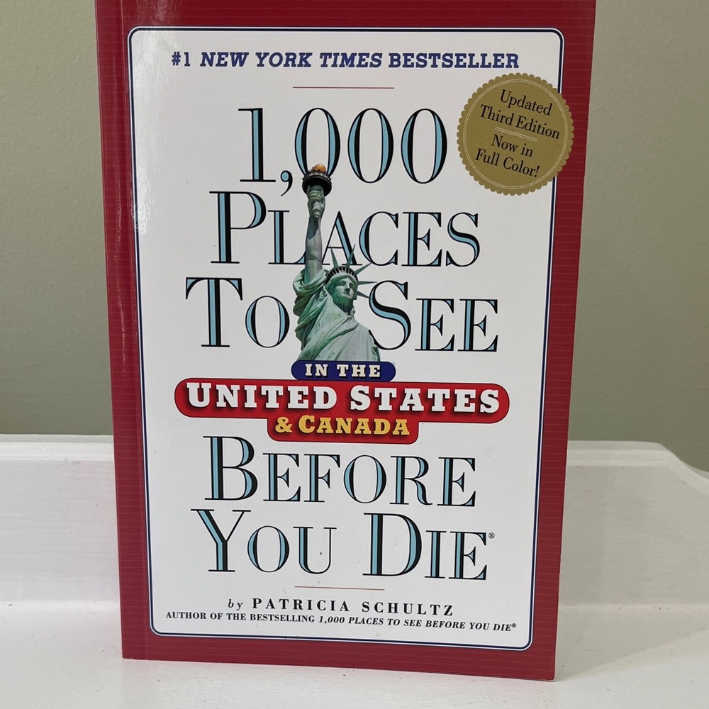 1,000 Places to See Before You Die Book by Patricia Schultz BOOK NEW